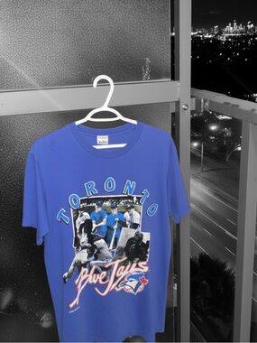 1992 Toronto Blue Jays MLB Dated World Series Champions Graphic Tee